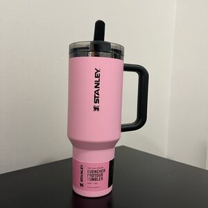 Stanley Pink Tumbler with Black Handle (Messi)